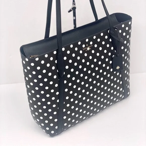 Nwt Kate Spade Cara Dot Dot Tote Shoulder Bag - Picture 13 of 13